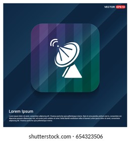 Satellite dish icon 