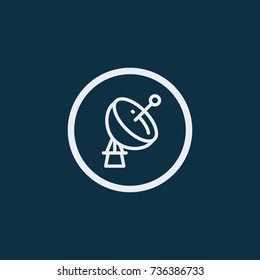 Satellite dish icon