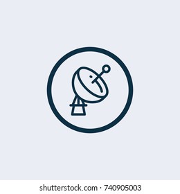 Satellite dish icon