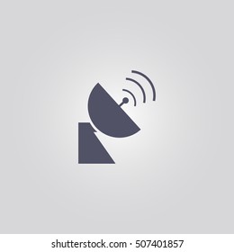 satellite dish icon. icon design