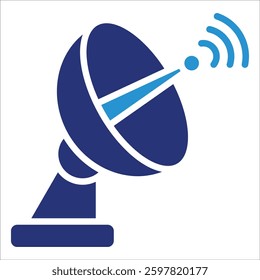Satellite Dish Icon Element For Design