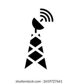 Satellite Dish Icon Element For Design