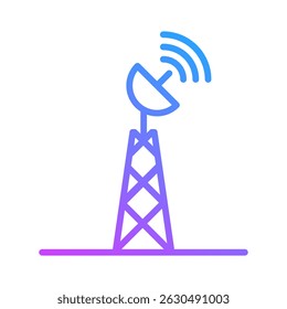 Satellite Dish Icon Element For Design