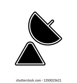 Satellite Dish icon. Element of logistics for mobile concept and web apps icon. Glyph, flat icon for website design and development, app development
