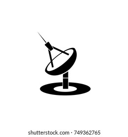 satellite dish icon. Media element icon. Premium quality graphic design. Signs, outline symbols collection icon for websites, web design, mobile app, info graphics on white background