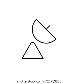 Satellite Dish Icon on white background