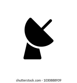 Satellitenschüssel-Symbol-Vektorgrafik