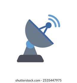 satellite dish icon vector illustration