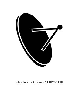 Satellite dish icon vector icon. Simple element illustration. Satellite dish symbol design. Can be used for web and mobile.