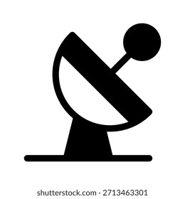 Satellite Dish Icon Vector Symbol Design Illustration