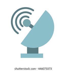 satellite dish isolated icon design, vector illustration  graphic 