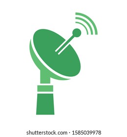 Satellite  dish logo template vector icon design