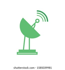 Satellite  dish logo template vector icon design