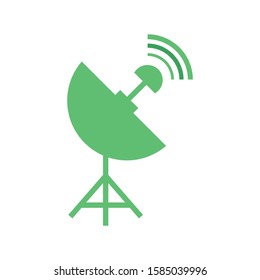Satellite  dish logo template vector icon design