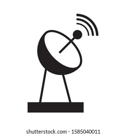 Satellite  dish logo template vector icon design