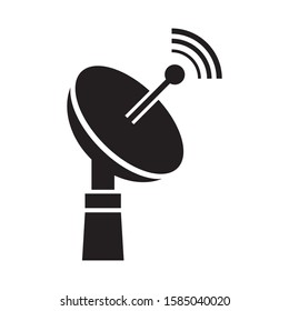 Satellite  dish logo template vector icon design