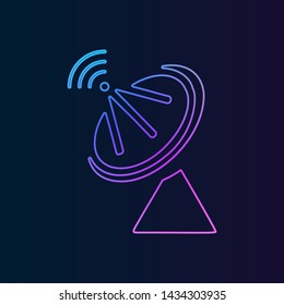 Satellite dish nolan icon. Simple thin line, outline vector of Technology icons for UI and UX, website or mobile application