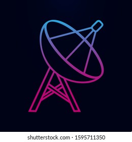 Satellite dish nolan icon. Simple thin line, outline vector of sciense icons for ui and ux, website or mobile application