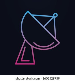 Satellite dish nolan icon. Simple thin line, outline vector of space icons for ui and ux, website or mobile application