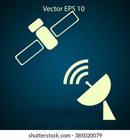 satellite and satellite dish picture