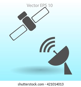 satellite and satellite dish picture