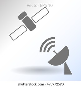 satellite and satellite dish picture