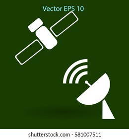 satellite and satellite dish picture