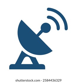 satellite dish sending signal in telecommunications industry