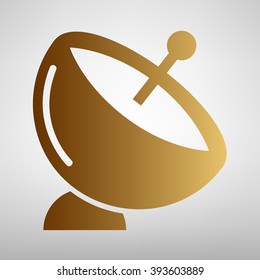 Satellite dish sign
