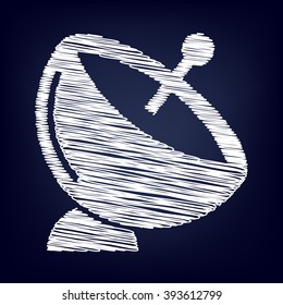 Satellite dish sign