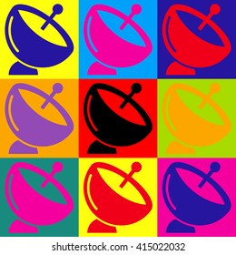 Satellite dish sign