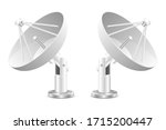 Satellite dish vector design illustration isolated on white background
