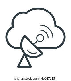 Satellite Dish Vector Icon