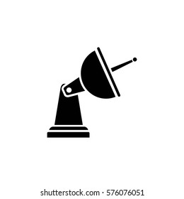 satellite dish vector icon