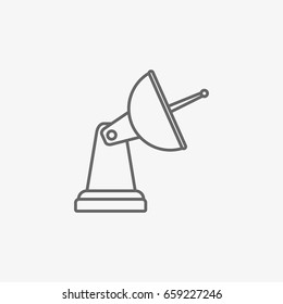 satellite dish vector icon