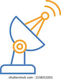 Satellite Dish vector icon. Can be used for printing, mobile and web applications.