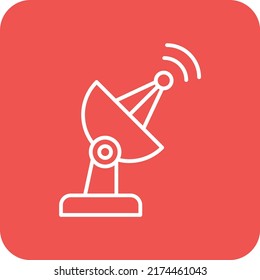 Satellite Dish vector icon. Can be used for printing, mobile and web applications.