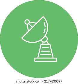 Satellite Dish vector icon. Can be used for printing, mobile and web applications.