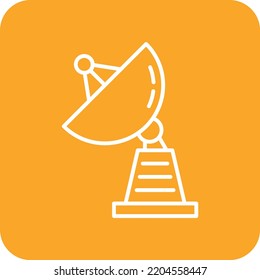 Satellite Dish vector icon. Can be used for printing, mobile and web applications.