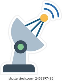 Satellite Dish vector icon. Can be used for printing, mobile and web applications.