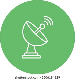 Satellite Dish vector icon. Can be used for printing, mobile and web applications.