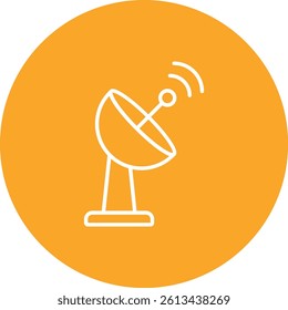 Satellite Dish vector icon. Can be used for printing, mobile and web applications.