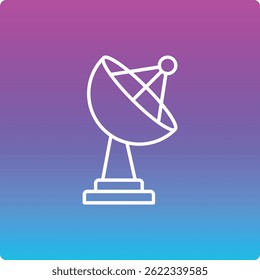 Satellite Dish vector icon. Can be used for printing, mobile and web applications.