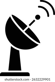 Satellite Dish vector icon. Can be used for printing, mobile and web applications.
