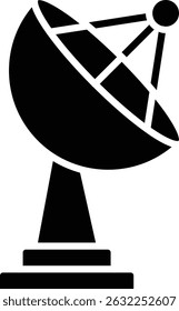 Satellite Dish vector icon. Can be used for printing, mobile and web applications.