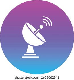 Satellite Dish vector icon. Can be used for printing, mobile and web applications.