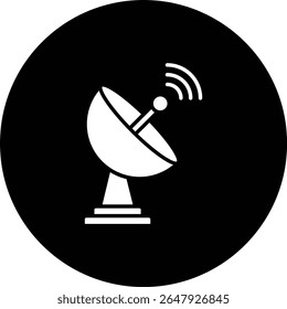 Satellite Dish vector icon. Can be used for printing, mobile and web applications.