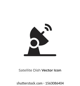 Satellite Dish vector icon illustration. Ui/Ux. Premium quality.