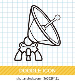 satellite doodle