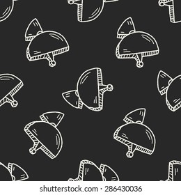 Satellite doodle drawing